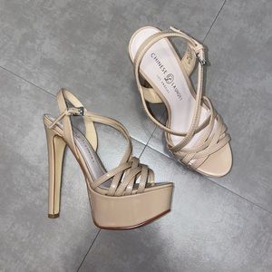 Nude Platform Heels